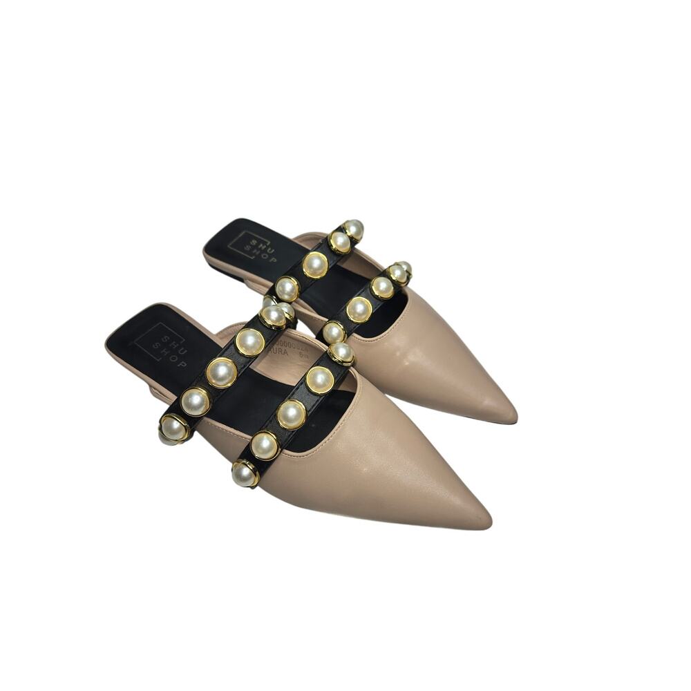 Shu shop Pearl Slide Mules Aura Mauve Fats size 6.5